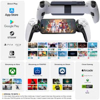 Megadream Wireless Gamepad iPhone iPad Android Tablet Switch PS4 PC Fehér - White 4