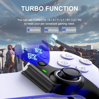 Megadream Wireless Gamepad iPhone iPad Android Tablet Switch PS4 PC Fehér - White 3