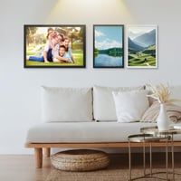 MEGAROOM Fotorámik 40x60 cm čierny – Veľký rám na plagáty s plexisklom odolným proti roztriešteniu, robustný rám s textúrou dreva MDF, na zavesenie na stenu, pre galérie a umelecké diela, 1 ks 7