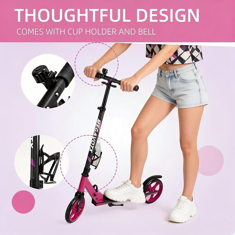 Megavotx összecsukható gyermek roller 20 cm kerekekkel, 100 kg terhelhetőség