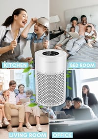 MEGAWISE Intelligens Légtisztító 100m² H13 HEPA Szűrővel és Levegőminőség Szenzorral 8