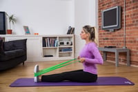 Meglio latexmentes ellenállás edzőszalag - zöld - 2 m 4