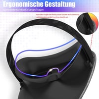 megoo LED Maszk Bluetooth Gesztusfelismeréssel Karneválra Halloween Cosplay Partira 6