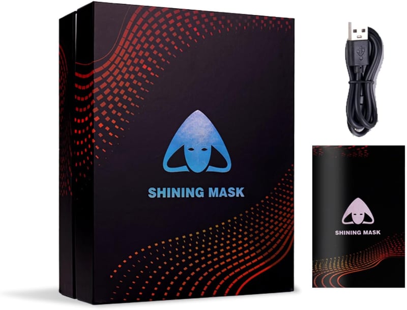 megoo LED Maszk Bluetooth Gesztusfelismeréssel Karneválra Halloween Cosplay Partira