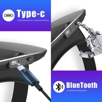 megoo LED Maszk Bluetooth Gesztusfelismeréssel Karneválra Halloween Cosplay Partira 3