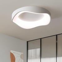 meibeileil Modern LED Mennyezeti Lámpa - 40 cm Fehér Négyzet Alakú, Távirányítós Fényerőszabályzás, 3000K-6500K, Nappali, Hálószoba, Konyha 1