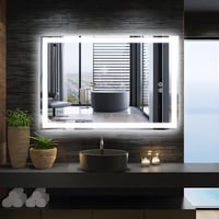 Meidom 70x50 cm LED fürdőszobai tükör, anti-fog, 3 színhőmérséklet, dimmer 2