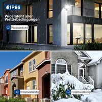 MEIHUA 50W LED reflektor mozgásérzékelővel, 4700 lm, hideg fehér, IP66 vízálló 6