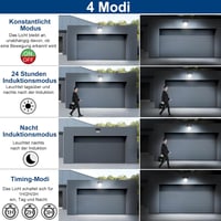 MEIHUA 50W LED reflektor mozgásérzékelővel, 4700 lm, hideg fehér, IP66 vízálló 4