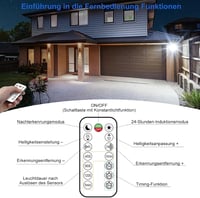 MEIHUA 50W LED reflektor mozgásérzékelővel, 4700 lm, hideg fehér, IP66 vízálló 5