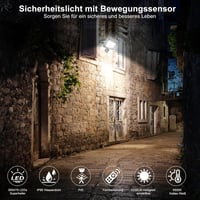 MEIHUA 50W LED reflektor mozgásérzékelővel, 4700 lm, hideg fehér, IP66 vízálló 2