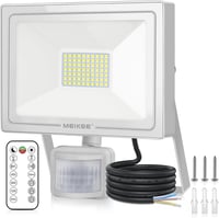 MEIKEE 60W LED Reflektor Mozgásérzékelővel - 5640 Lumen, Távirányítós, 10 Fényerőszint, IP66 Vízálló, Kültéri Lámpa Kerthez, Garázshoz 1