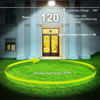 MEIKEE 60W LED Reflektor Mozgásérzékelővel - 5640 Lumen, Távirányítós, 10 Fényerőszint, IP66 Vízálló, Kültéri Lámpa Kerthez, Garázshoz 2