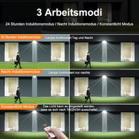MEIKEE 60W LED Reflektor Mozgásérzékelővel - 5640 Lumen, Távirányítós, 10 Fényerőszint, IP66 Vízálló, Kültéri Lámpa Kerthez, Garázshoz 3