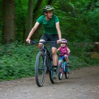 meimeistyle Gyerek Kerékpár Vontatókötél Háromszög Táskával, Rugalmas 2,5m Bicikli Húzókötél Szülő-Gyerek, 227kg Teherbírás MTB 6