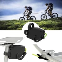 meimeistyle Gyerek Kerékpár Vontatókötél Háromszög Táskával, Rugalmas 2,5m Bicikli Húzókötél Szülő-Gyerek, 227kg Teherbírás MTB 2