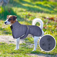 meioro Vízálló Kutyakabát Téli Meleg Kutyajacket Szélálló Reflektív XL Kék 5