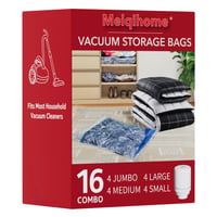 MEIQIHOME 16-dielna súprava vákuových vreciek s elektrickou pumpou – 4J/4L/4M/4S – na stlačenie oblečenia, sťahovanie, cestovanie a skladovanie 1
