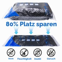 MEIQIHOME Set 16 saci de depozitare cu vacuum, saci de compresie ermetici care se pot rula, pentru haine, perne, pături și lenjerie de pat 5