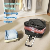 MEIQIHOME Set 16 saci de depozitare cu vacuum, saci de compresie ermetici care se pot rula, pentru haine, perne, pături și lenjerie de pat 6