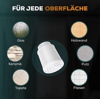 MEISENBERG Zuhanyfüggöny Rúd 120-170 cm Fehér 32 mm Fúrás Nélkül 7