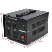 MEISHILE 2000W feszültségváltó 220V-110V átalakító transzformátor 7