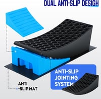 MEISHILE Kerékékek Lakóautóhoz Utánfutóhoz 2db Kék 5000kg Terhelhetőség - Blue 6