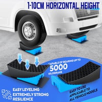 MEISHILE Kerékékek Lakóautóhoz Utánfutóhoz 2db Kék 5000kg Terhelhetőség - Blue 5