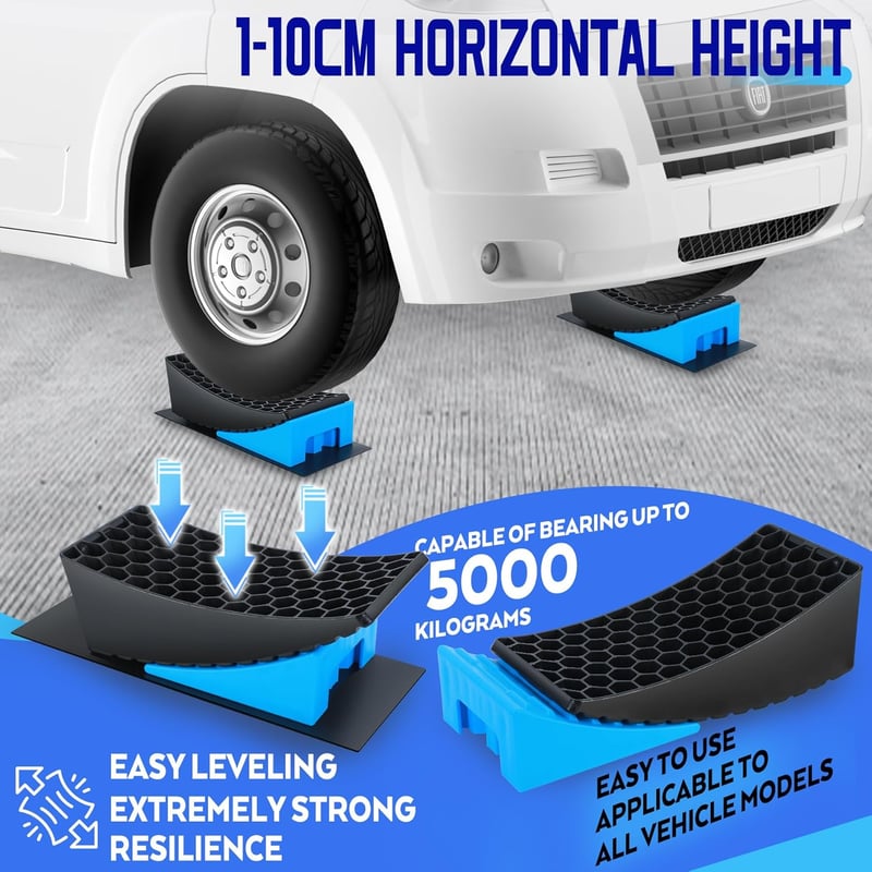 MEISHILE Kerékékek Lakóautóhoz Utánfutóhoz 2db Kék 5000kg Terhelhetőség - Blue
