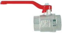 Meister FLOR92610 Kuglasti ventil 3/4 cola (24,66 mm) s unutarnjim navojem - duga čelična ručka, puni protok, obostrani unutarnji navoj, mjed - ventil za zatvaranje vode 2