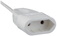 Prelungitor electric din plastic Meister cu ștecher Euro, 3 m - pentru uz interior (IP20) - cuplaj Schuko - alb 3