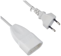 Prelungitor electric din plastic Meister cu ștecher Euro, 3 m - pentru uz interior (IP20) - cuplaj Schuko - alb 2