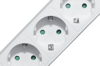 Meister Power Socket Strip 6 Plus 1 hosszabbító 2m - 7 aljzat - 2-3+1, White 2
