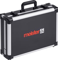 Geantă goală pentru scule Meister din aluminiu - 460 x 320 x 140 mm - 15 buzunare pentru scule - cu benzi elastice - capacitate portantă 15 kg - compartimente personalizabile - negru 2