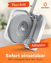 MEISTERBAU Redőny Szíj Tekercs 14mm Felületre Szerelhető 5db - Német Gyártás 2