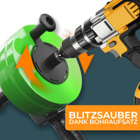 Spirală de curățat țevi MEISTERFAKTUR 10 m - cu adaptor pentru bormașină, spirală pentru desfundat scurgeri, diametru 0,64 cm, instrument ecologic pentru curățarea țevilor 4