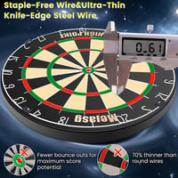 Mejasg Elektronikus Darts tábla LCD kijelzővel német hanggal, 12 nyíllal, 34 játék 355 variáció, fekete dartsautomata 1-8 játékosnak 7