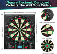 Mejasg Profi Darts Tábla Acél Dartboard 6 Fém Nyíllal Felnőtteknek 4