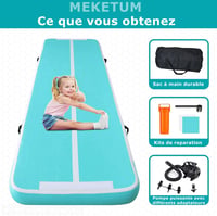 MEKETUM Air Gym Track Mat 2-5m Tornaszőnyeg Jóga Fitness Otthoni Edzéshez 5