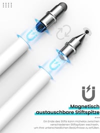 MEKO 3az1-ben mágneses stylus toll iPhone iPad Samsung Huawei Xiaomi érintőképernyőhöz 2
