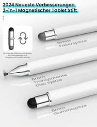MEKO 3az1-ben mágneses stylus toll iPhone iPad Samsung Huawei Xiaomi érintőképernyőhöz 3