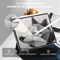 MEKO Apple Pencil cserecsúcs szett - fém/2H/2B/ötvözet - 4 db 3