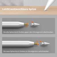 MEKO Apple Pencil cserecsúcs szett - fém/2H/2B/ötvözet - 4 db 7
