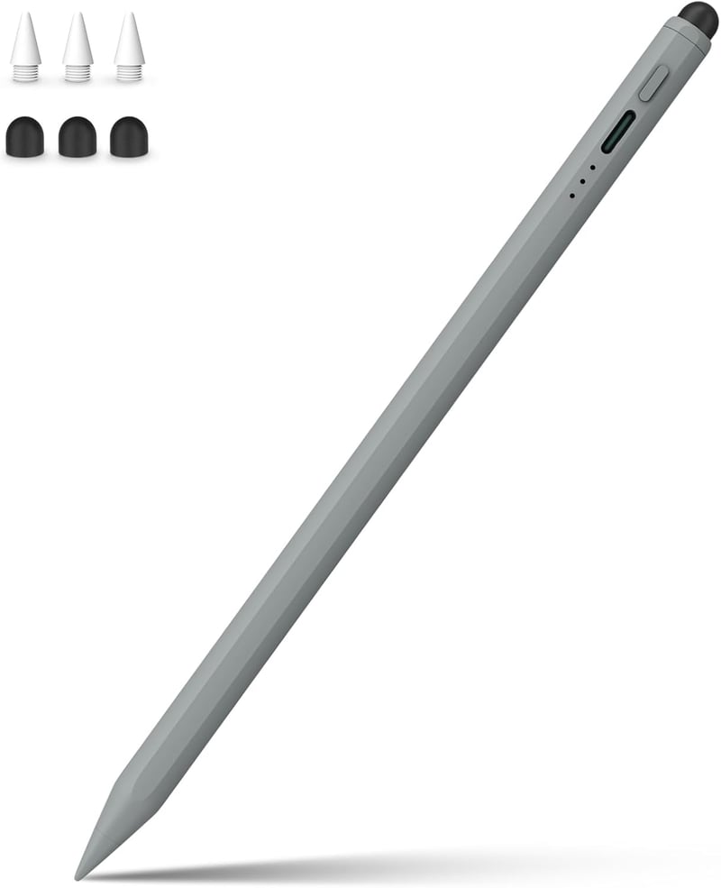 MEKO Apple Pencil Kompatibilis Érintőceruza Gumi Heggyel - Gyorstöltés és Dőlésérzékelés iPad Pro/Air/Mini Modellekhez 2018-2025

AI: I've c
