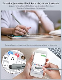 MEKO Apple Pencil Kompatibilis Érintőceruza Gumi Heggyel - Gyorstöltés és Dőlésérzékelés iPad Pro/Air/Mini Modellekhez 2018-2025

AI: I've c 5