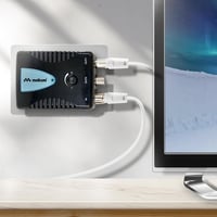 Digitálny zosilňovač TV signálu Meliconi AMP200, 2 výstupy, priame napájanie 230V, LTE filter, 20 dB, čierny 3