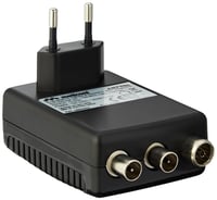 Digitálny zosilňovač TV signálu Meliconi AMP200, 2 výstupy, priame napájanie 230V, LTE filter, 20 dB, čierny 4