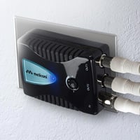 Digitálny zosilňovač TV signálu Meliconi AMP200, 2 výstupy, priame napájanie 230V, LTE filter, 20 dB, čierny 2