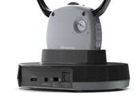 Bezdrôtové TV slúchadlá Meliconi Easy Audio s nabíjacou stanicou, optickým vstupom a 3,5 mm jackom, čierno-sivé 4