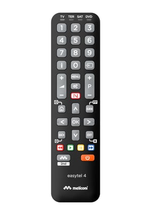 Meliconi Easytel 4 univerzalni daljinski upravljač 4 u 1 za TV i dekoderske uređaje